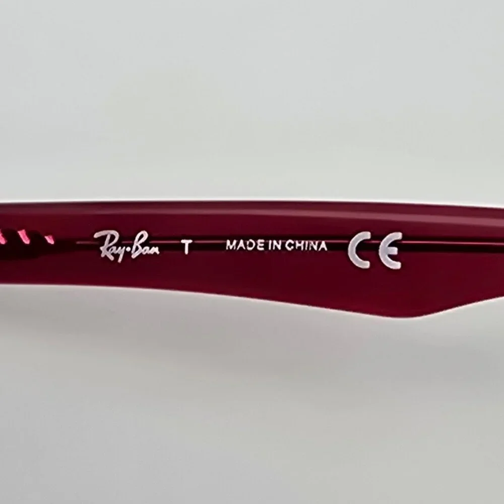 Ray-Ban RB1531 3648 Polished Fuxia on Grey Kids Eyeglasses Frame w/ Flexhinge